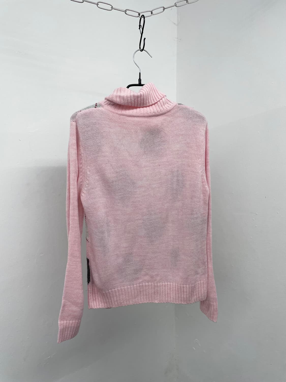 히메갸루 핑크 아가일 니트🎀 상품이미지8