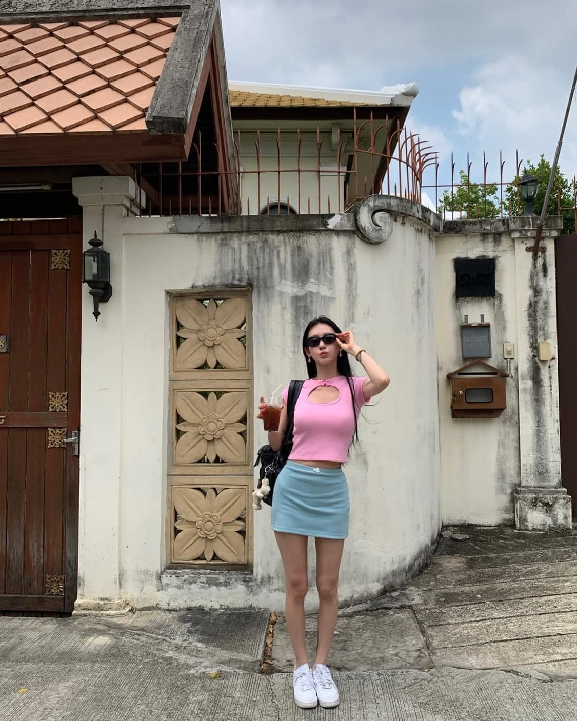 페일제이드 만다린 티셔츠 핑크 상품이미지4