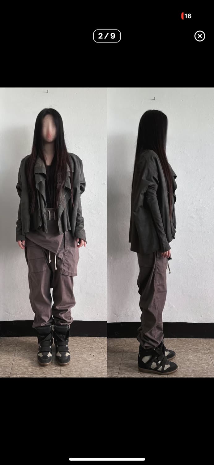 릭오웬스 판쵸 자켓 상품이미지4