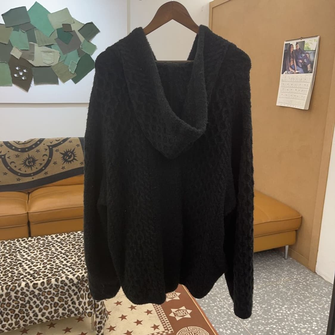 폴로 랄프로렌 모던 시크 캐주얼 오버핏 니트 후드 가디건 L C09620 상품이미지4