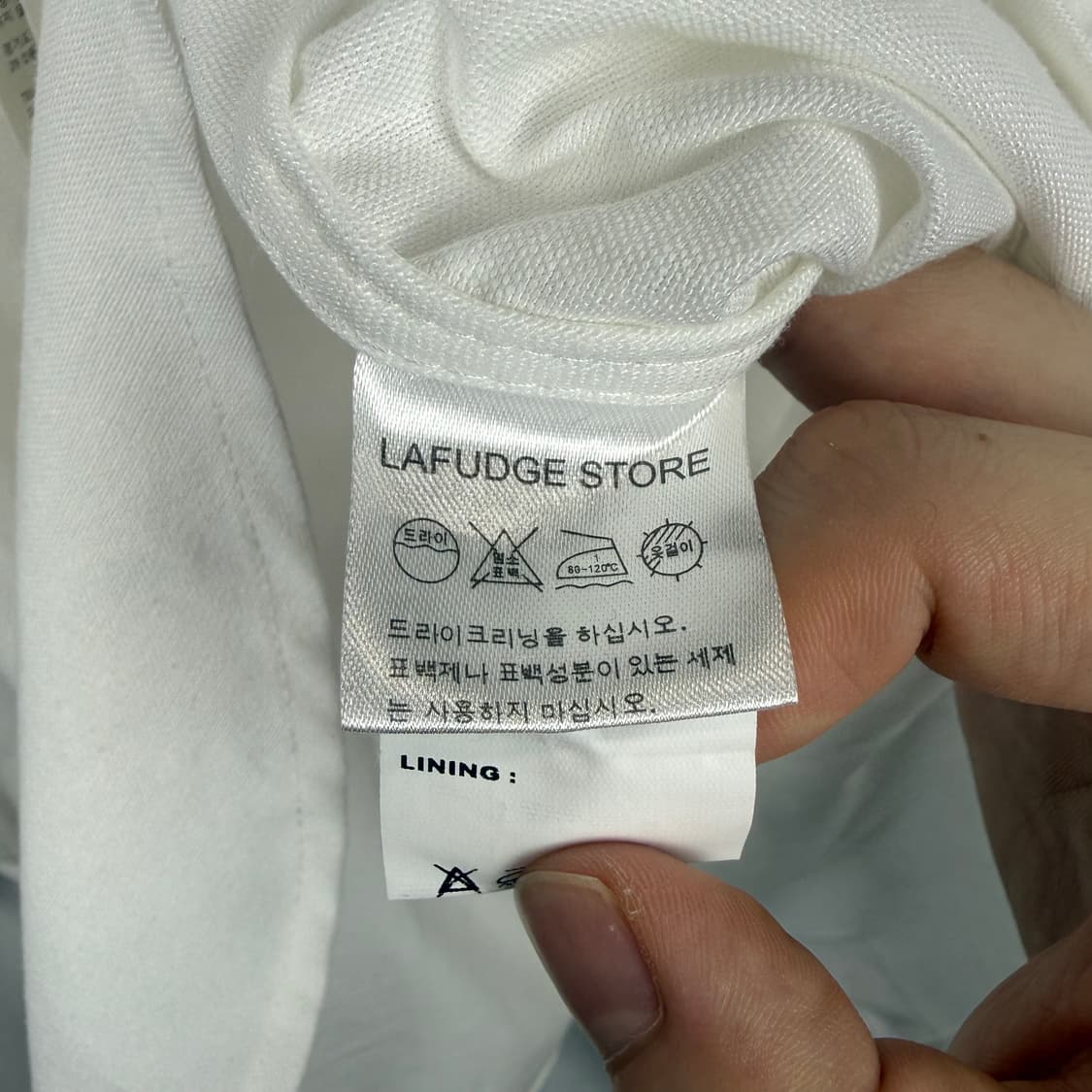 (새상품)(S) 라퍼지스토어 옥스포드 셔츠 화이트 상품이미지6