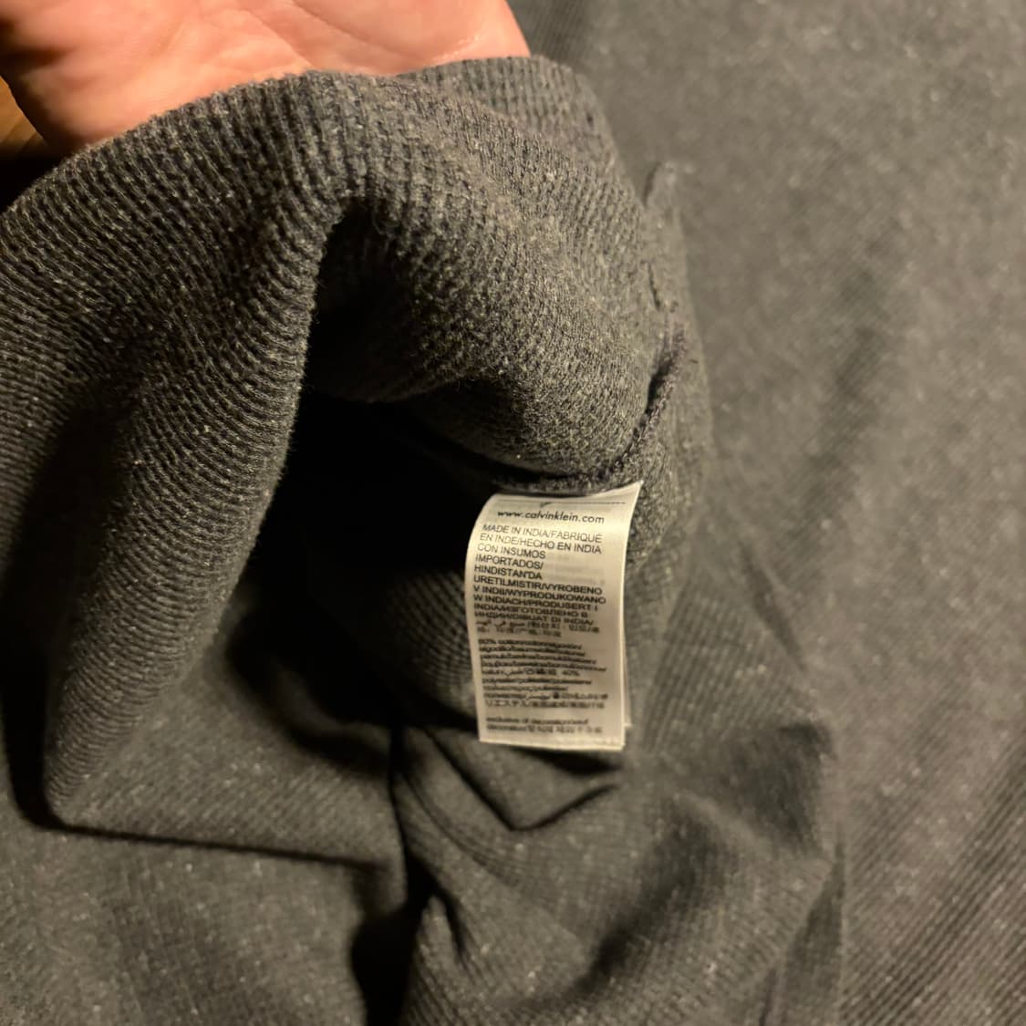 Calvin Klein waffle longsleeve shirt 상품이미지7