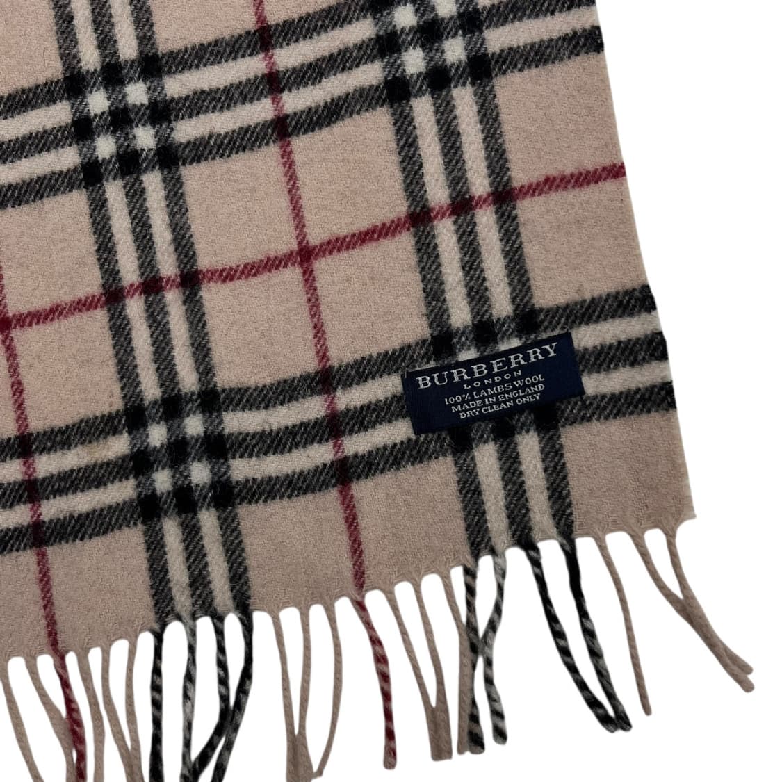 버버리 연베이지 노바체크 램스울 머플러 상품이미지5