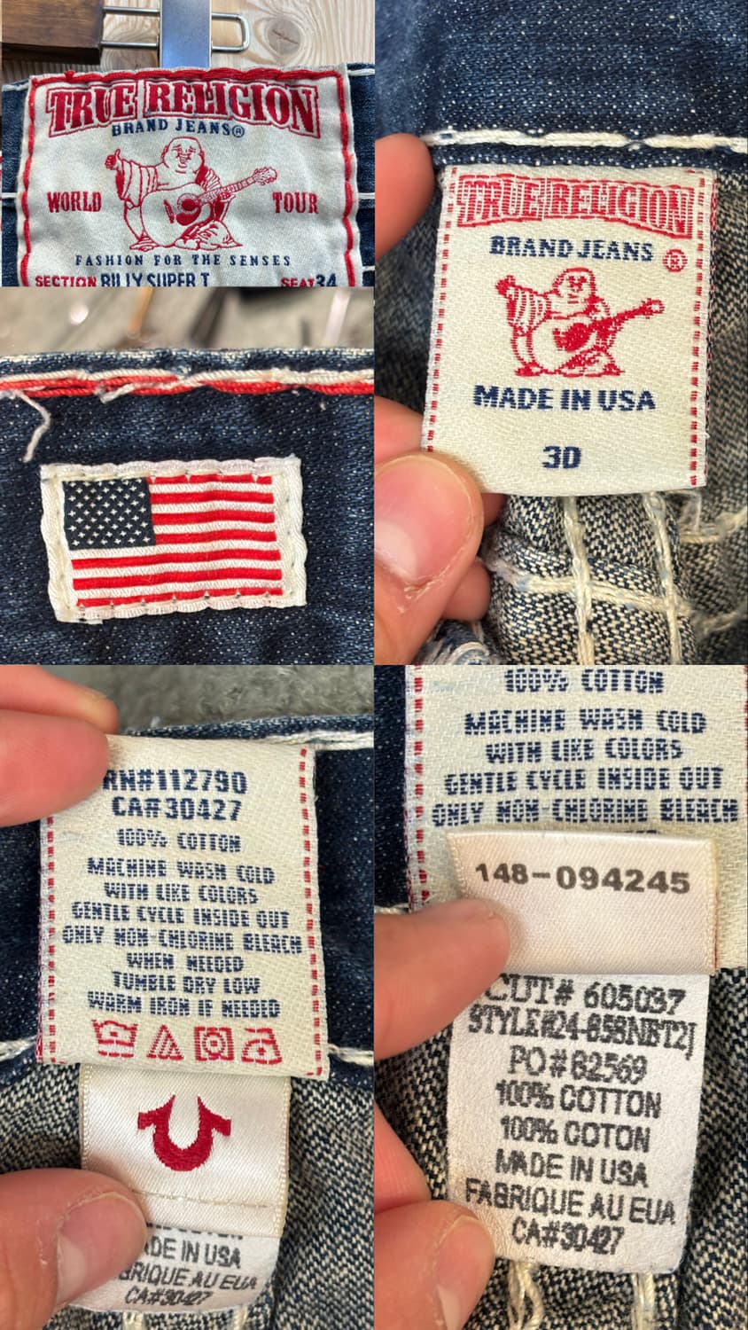 트루릴리전 빌리 슈퍼 T 부츠컷 데님 팬츠 상품이미지10