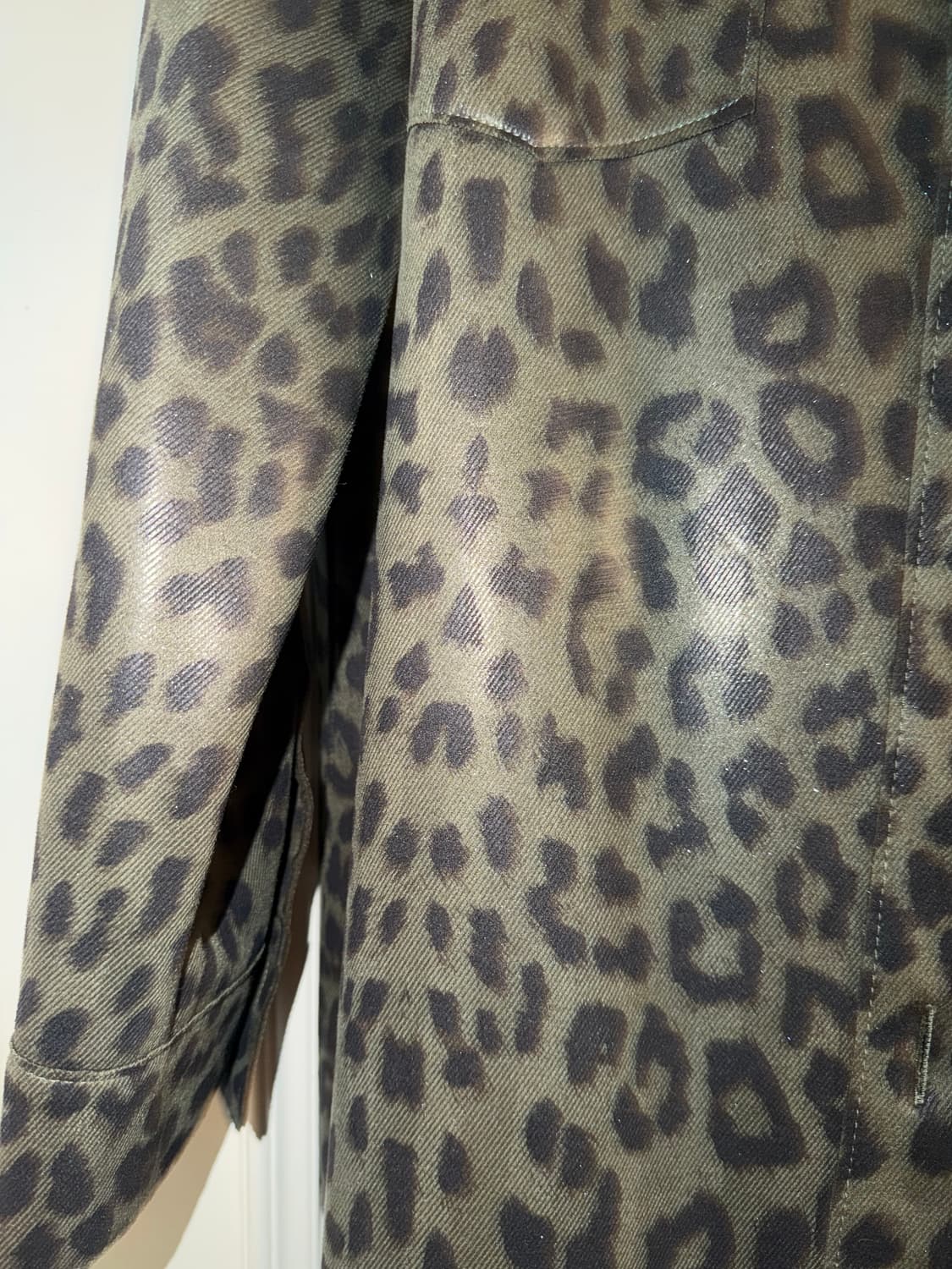 자라 레오파드 셔츠 자켓 상품이미지4