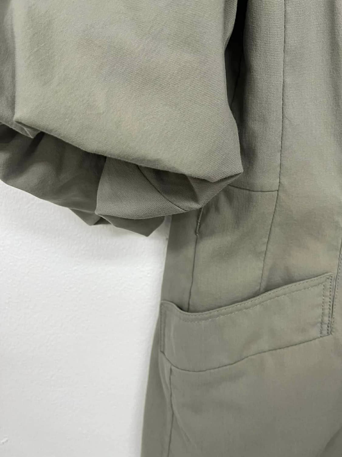 시스템 한섬 20년 신형 퍼프 벌룬 원피스 미디 드레스 상품이미지9