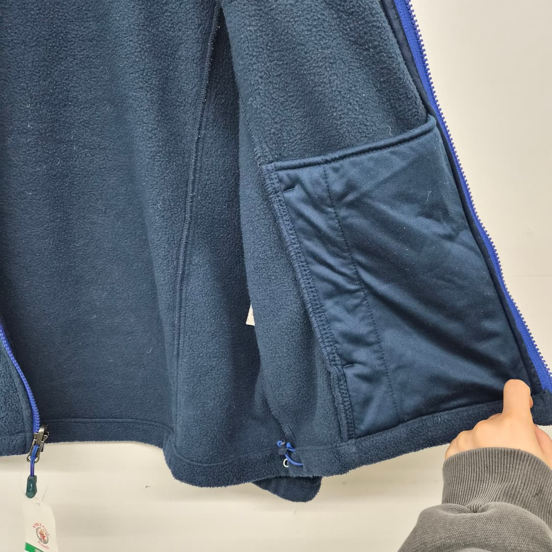 살로몬 네이비 플리스 자켓 남녀공용 M 상품이미지9