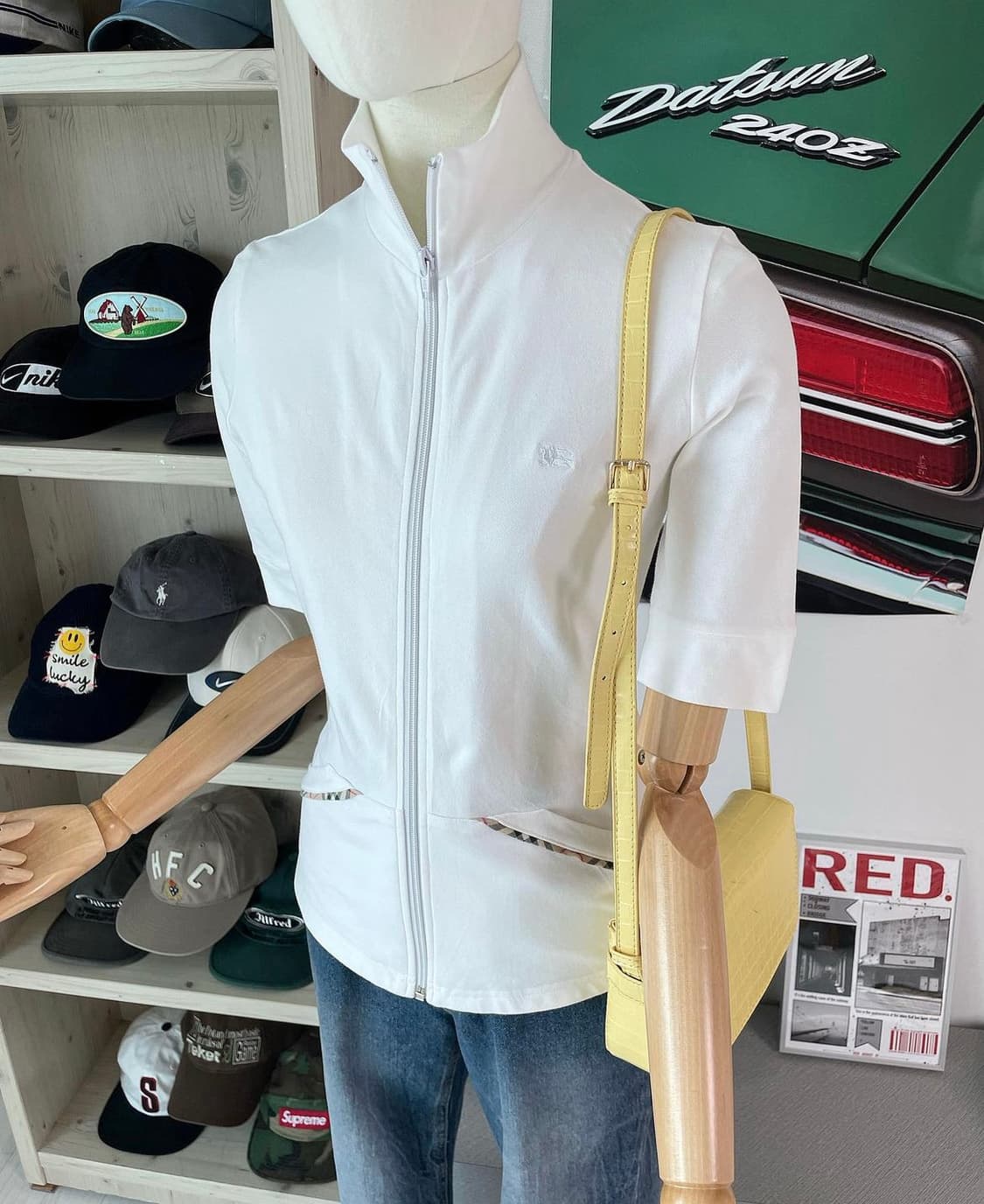 버버리 로고 반팔 자켓 상품이미지5