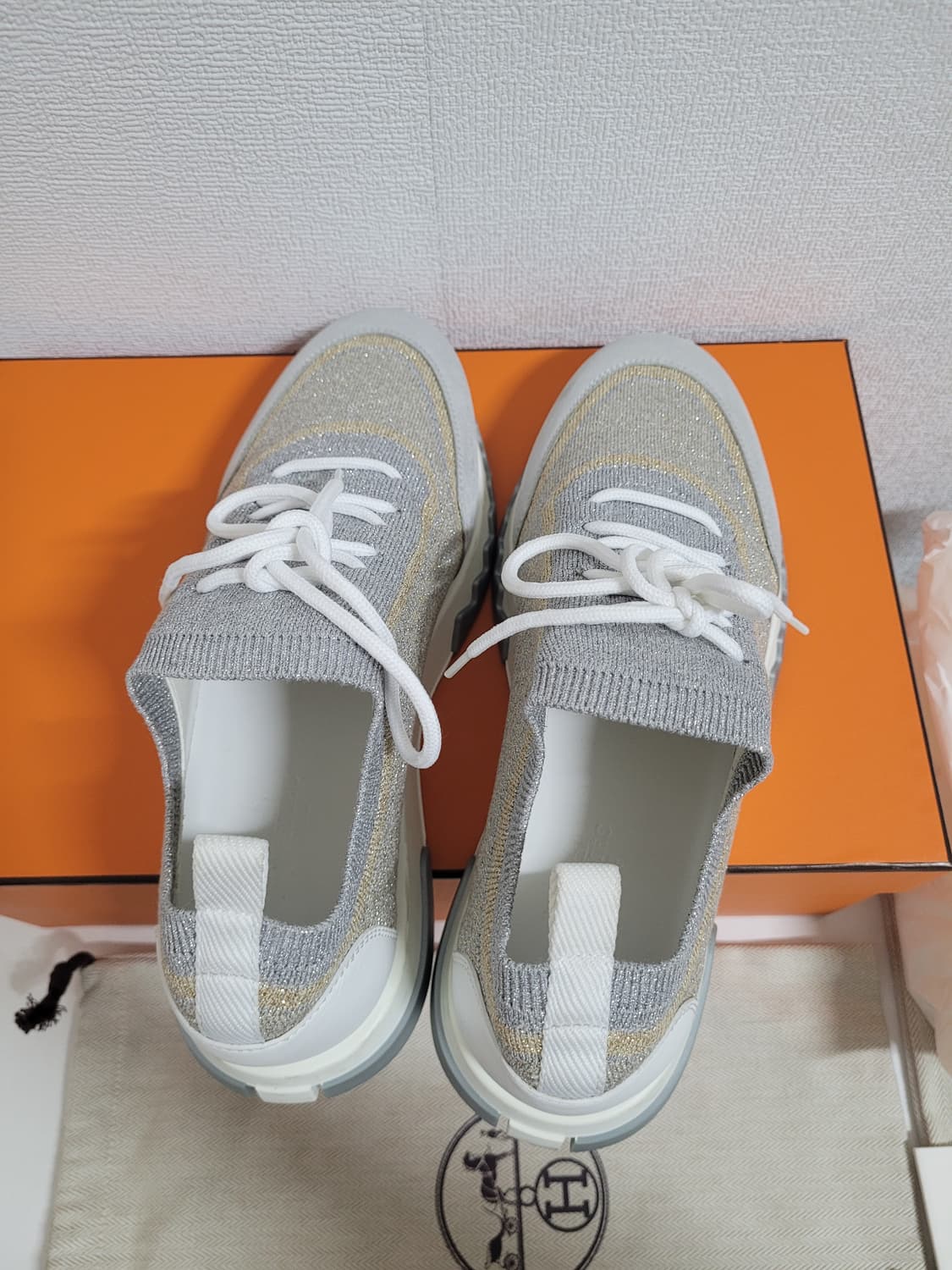 에르메스 실버 펄 어딕트 스키커즈 상품이미지10