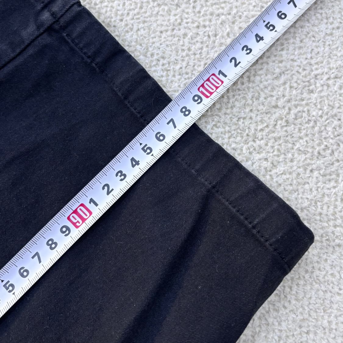 42 빈티지 남성 블랙 데님 팬츠 0429E 상품이미지7