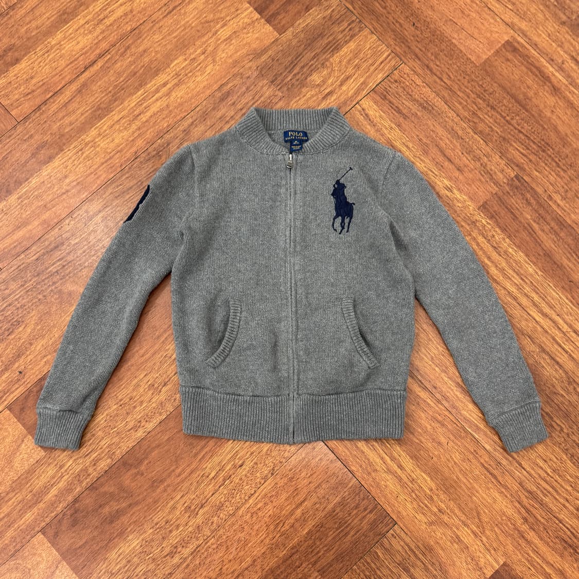 여성용 44 폴로 랄프로렌 빅포니 니트 집업 상품이미지2