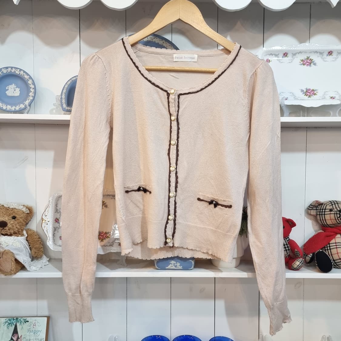 PRIME PATTERN베이지 니트 상품이미지1