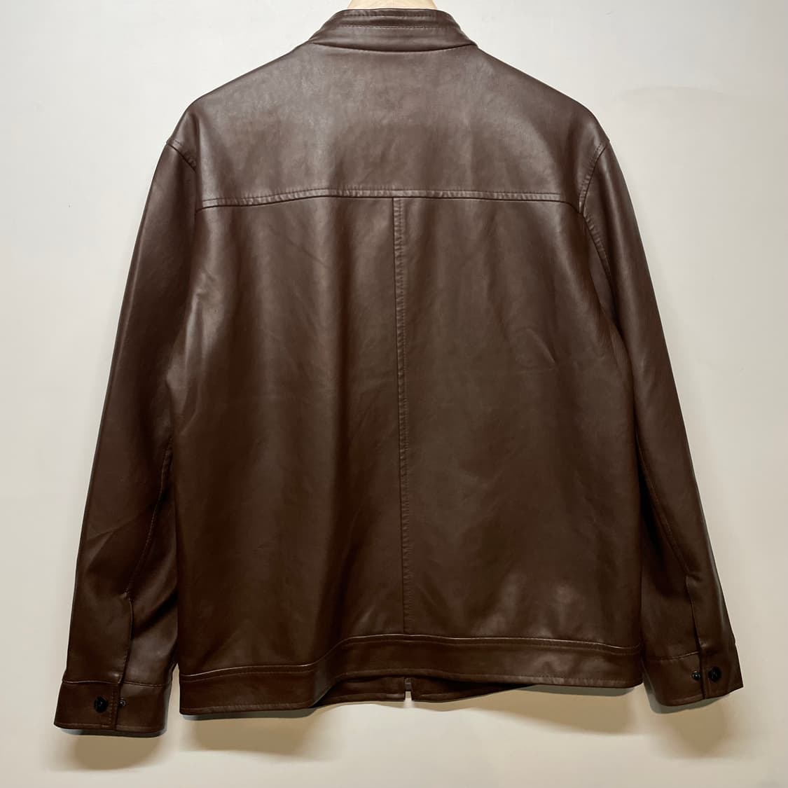 미츠바(MITZVAH) 브라운 레더 자켓  상품이미지3