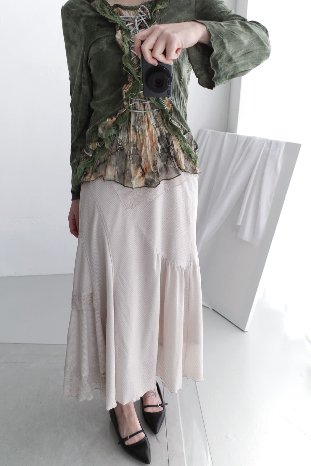 lace flared skirt 상품이미지5