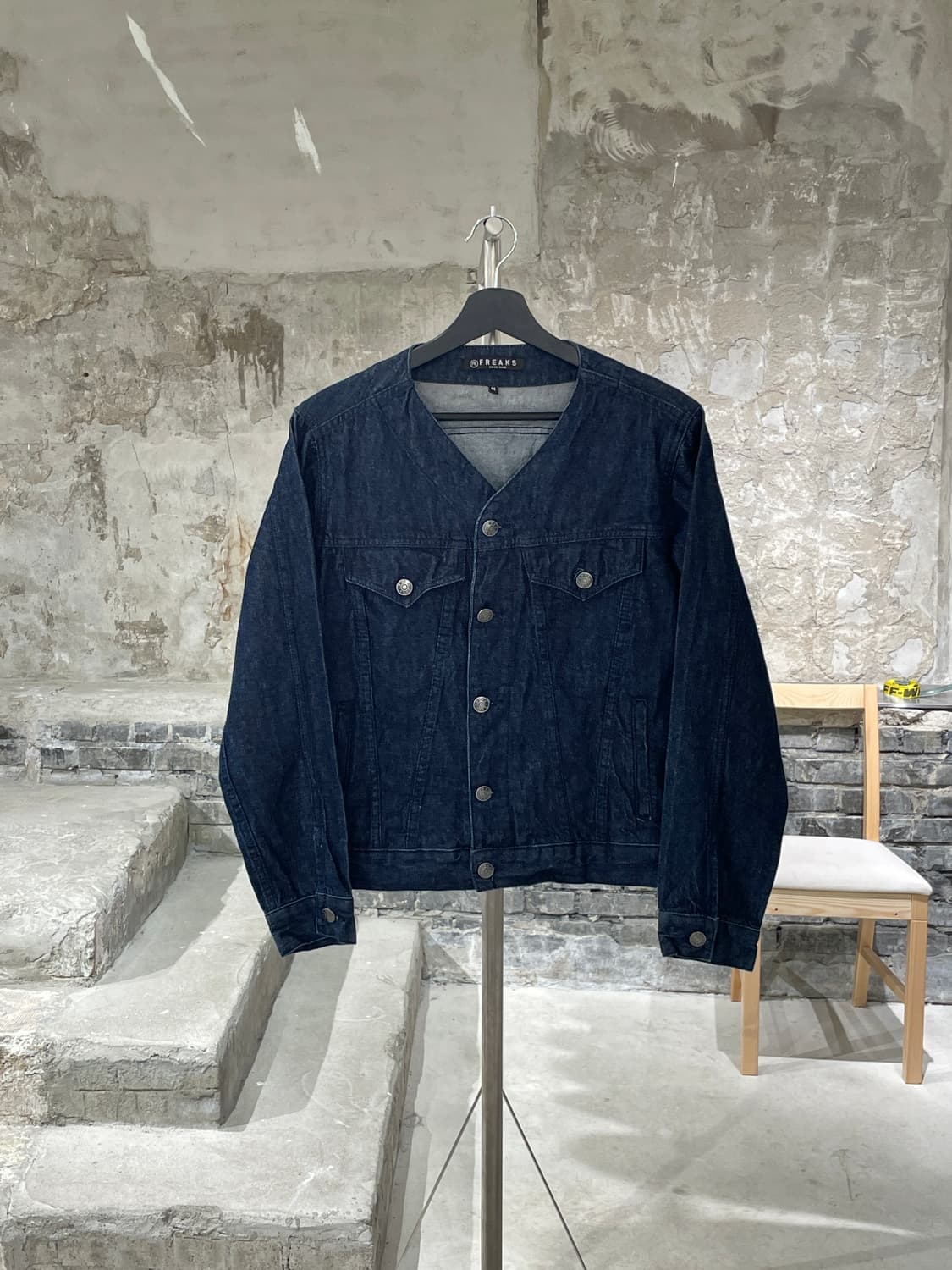 프릭스 스토어 진청 카라리스 웨스턴 씬 데님 자켓 상품이미지1