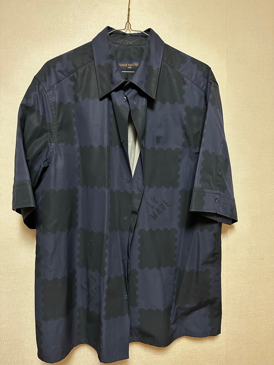 루이비통 x 니고 다미에 슈트 셔츠 (Damier Suit Shirt)  상품이미지2