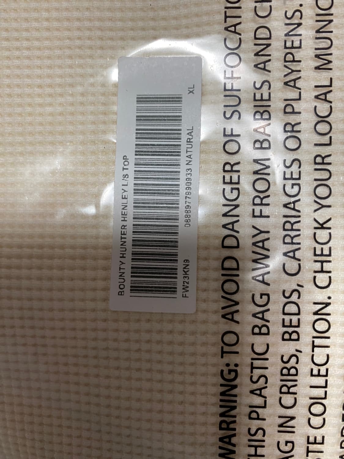 [XL] 슈프림 x 바운티헌터 헨리넥 내츄럴 새상품 상품이미지3