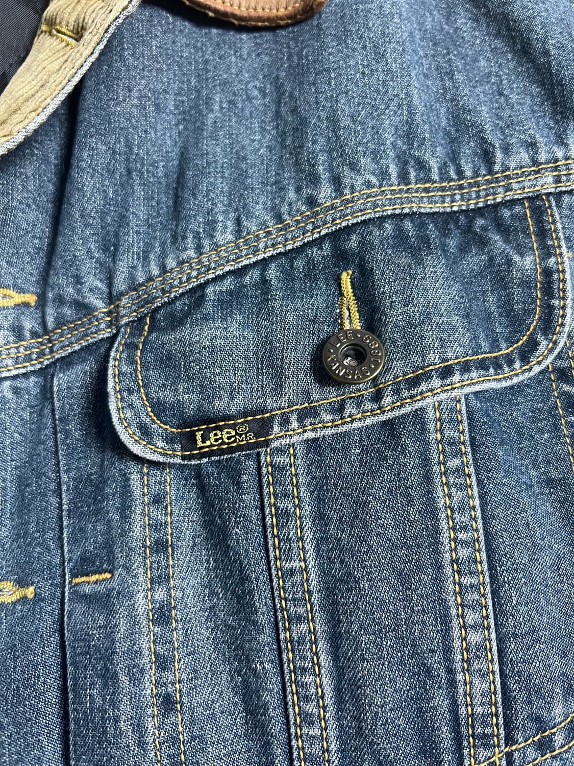 쌍방울 Lee 돈피카라 청자켓  상품이미지3