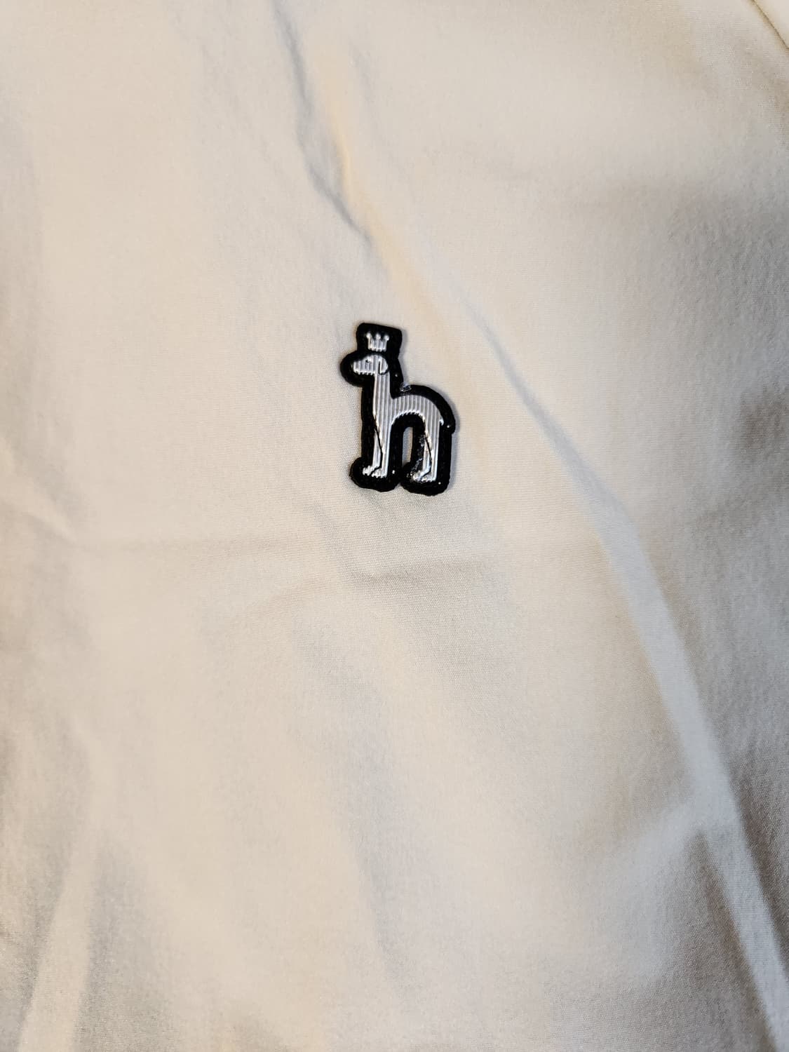 새상품급)헤지스 남성 골프 바람막이 집업 자켓 사이즈110 상품이미지4