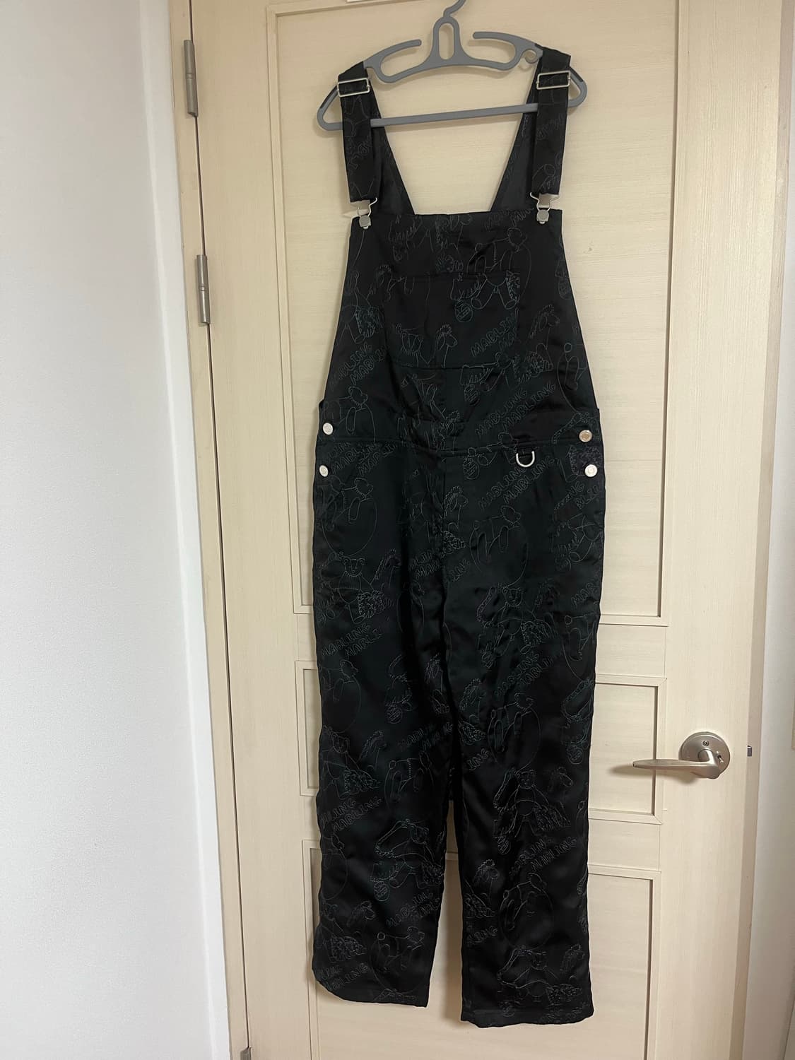 마블링 자수 오버롤 Embroidery Overalls 상품이미지5