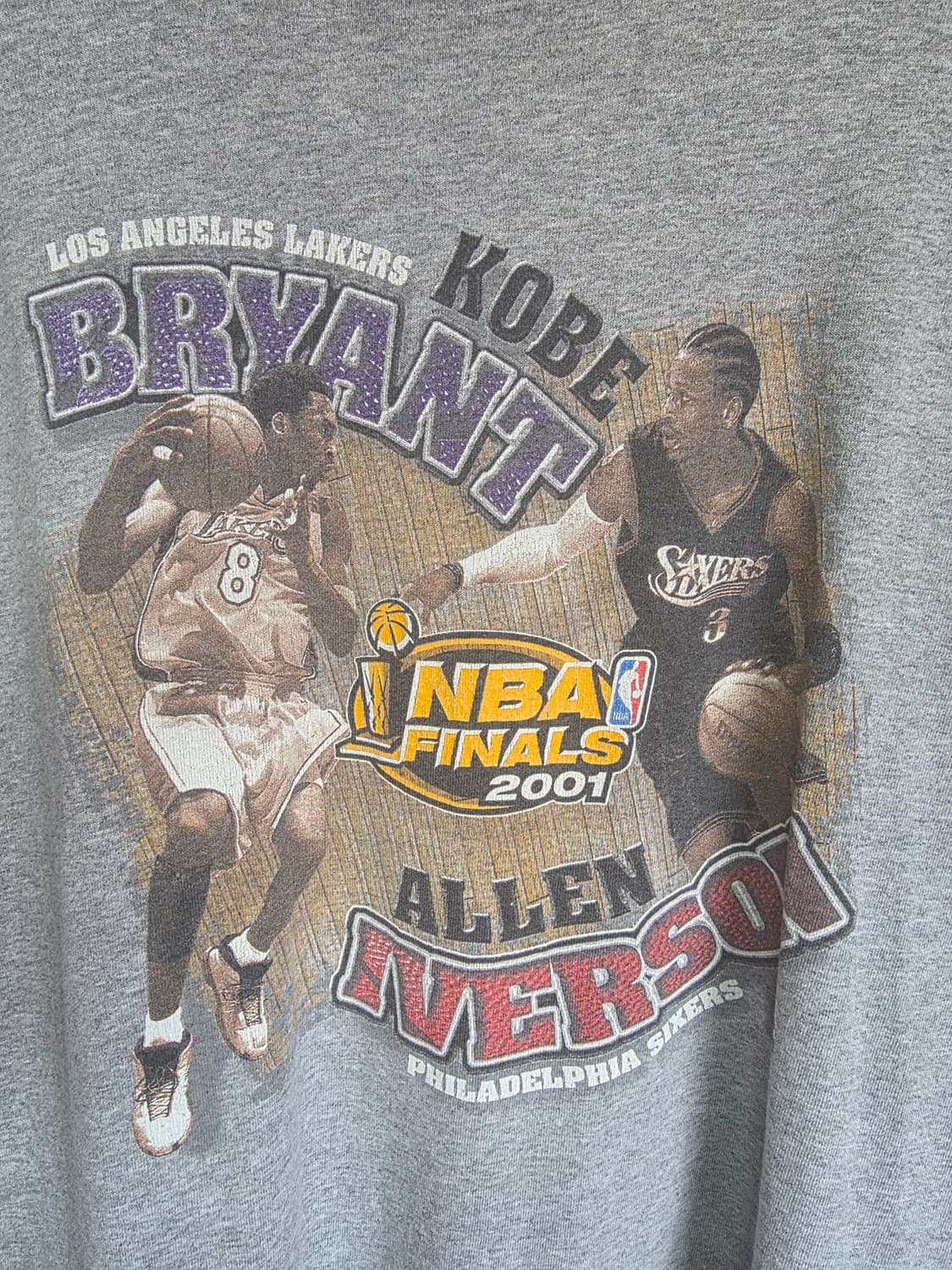 2001 nba flnals t-shirts M size 상품이미지3