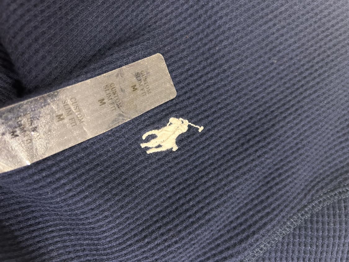 폴로 와플 맨투맨 M 상품이미지3