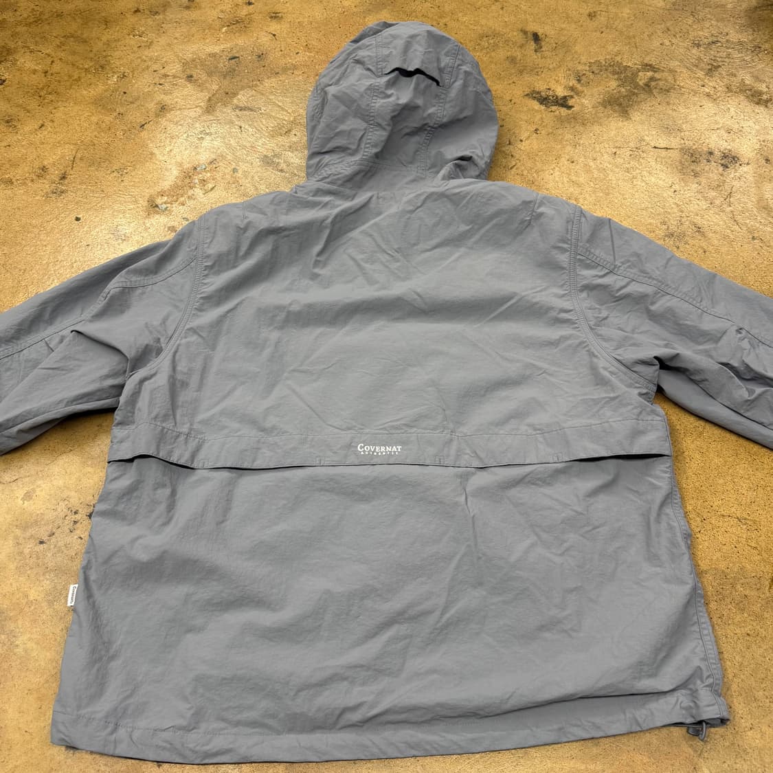[정품/XL] 커버낫 C로고 바람막이 후드 자켓 그레이 b14 상품이미지4