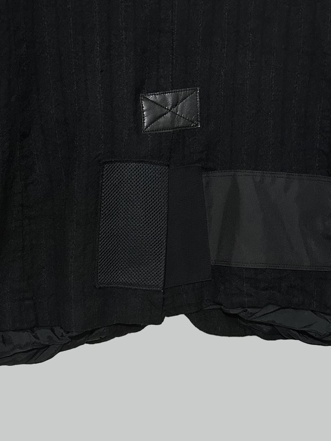 준야 와타나베 23aw 축융 울 패치워크 블레이저 상품이미지6