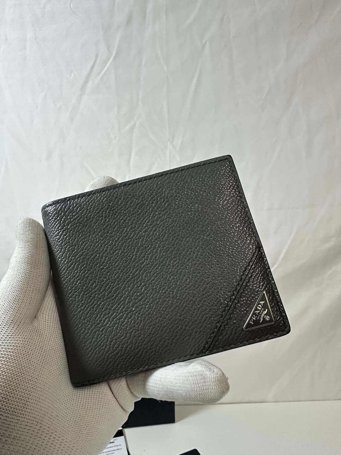 프라다 레더 삼각로고 반지갑 (OS) 상품이미지2