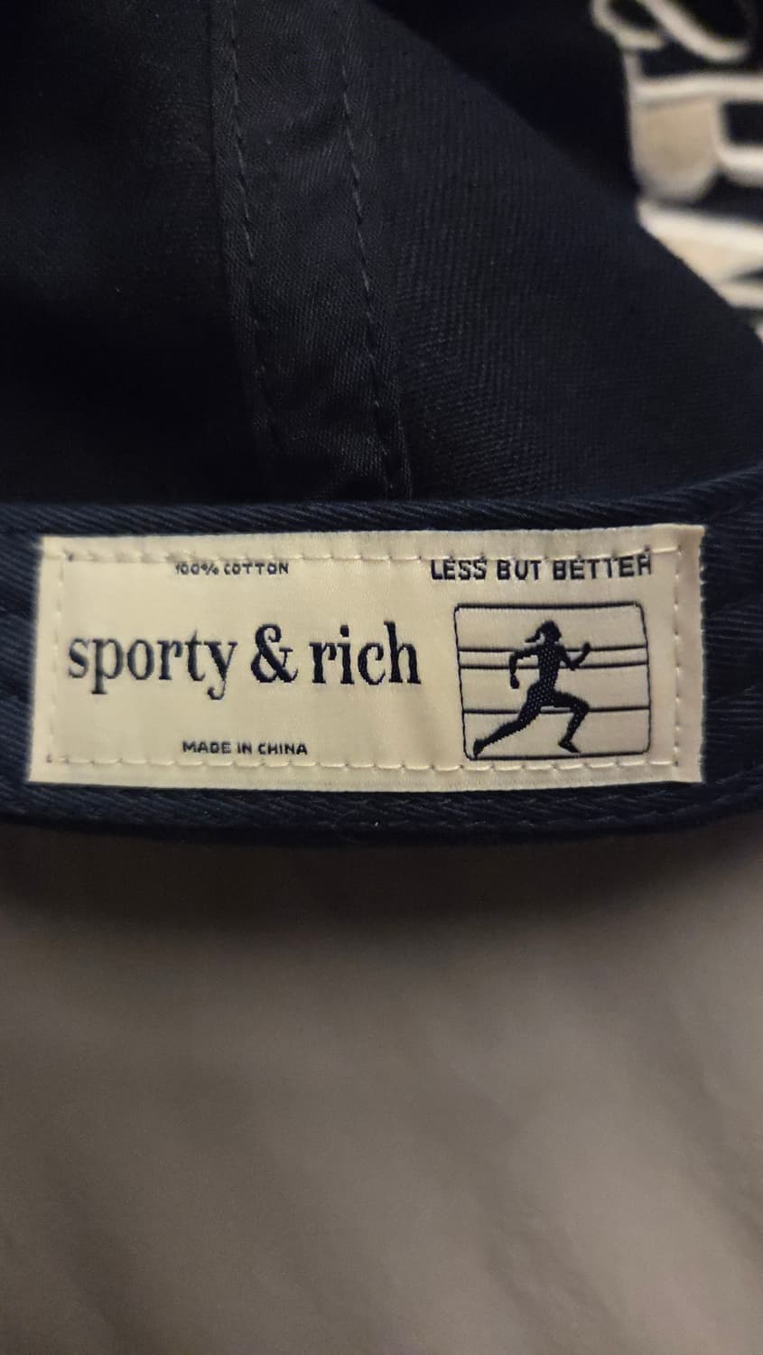 Sporty & Rich(스포티앤리치) SRWC 네이비 캡모자 상품이미지3