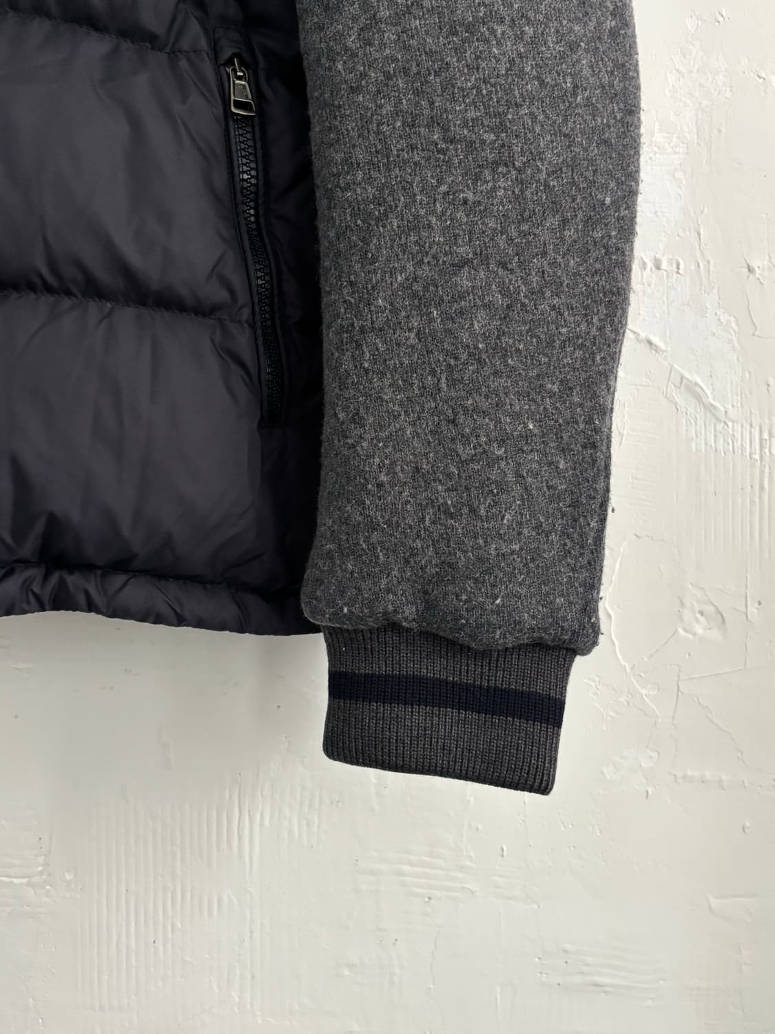 Moncler 몽클레어 그레이 니트 패딩 상품이미지7