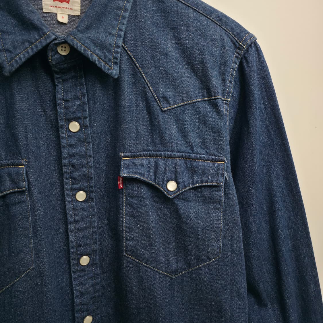 [S] 리바이스 데님 웨스턴 셔츠 상품이미지4