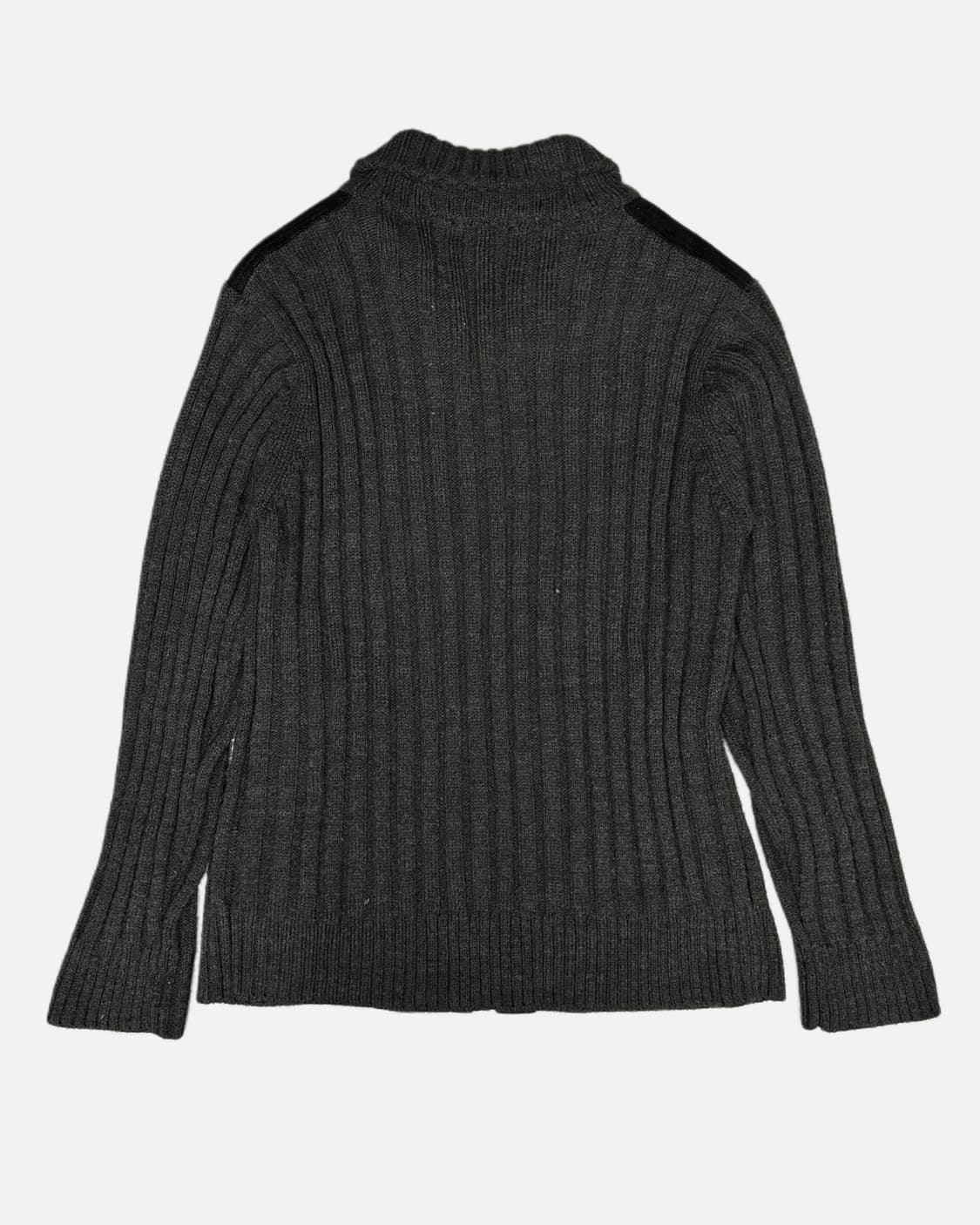 ribbed charcoal knit jacket 상품이미지4