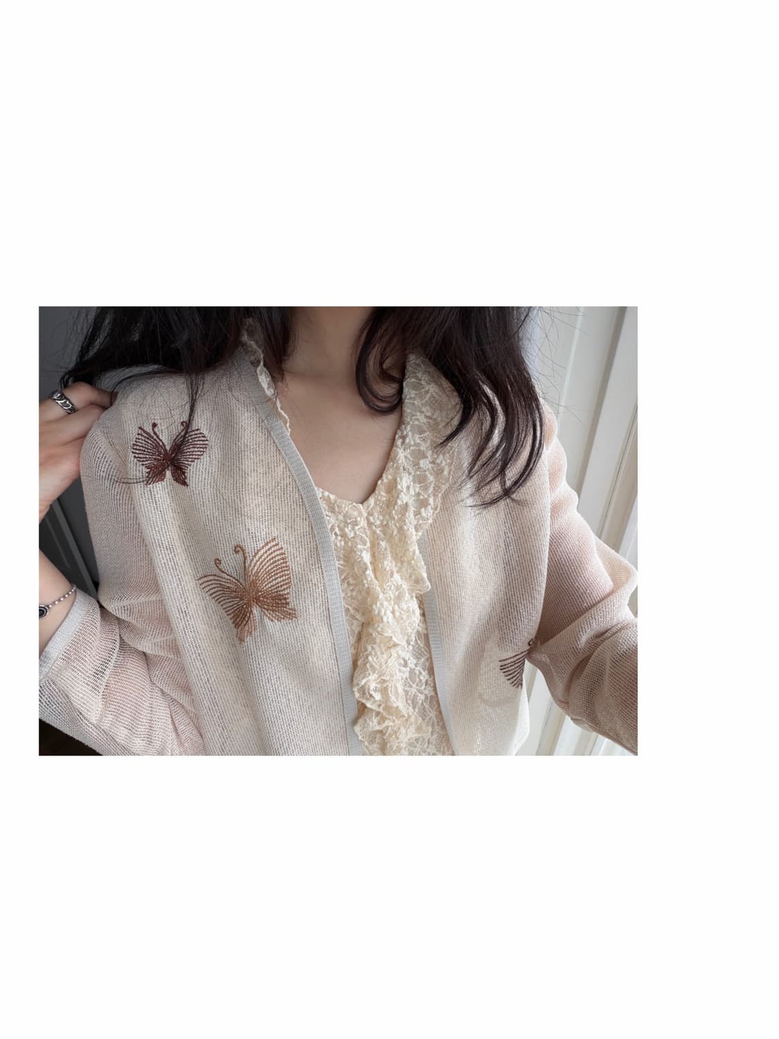 butterfly stitch cardigan 상품이미지2
