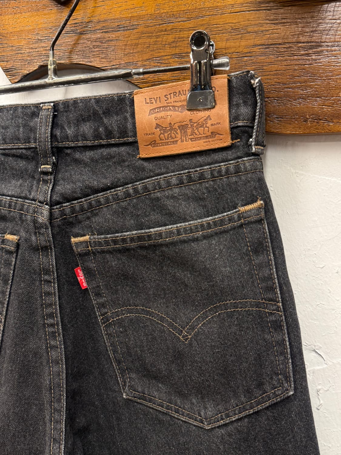 90s Japan Levi's 626 Black Denim Pants 상품이미지3
