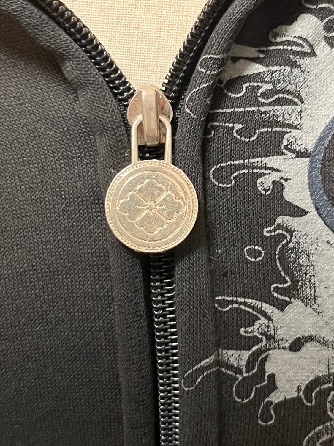 오리엔탈 잉어 자수 후드집업 상품이미지6