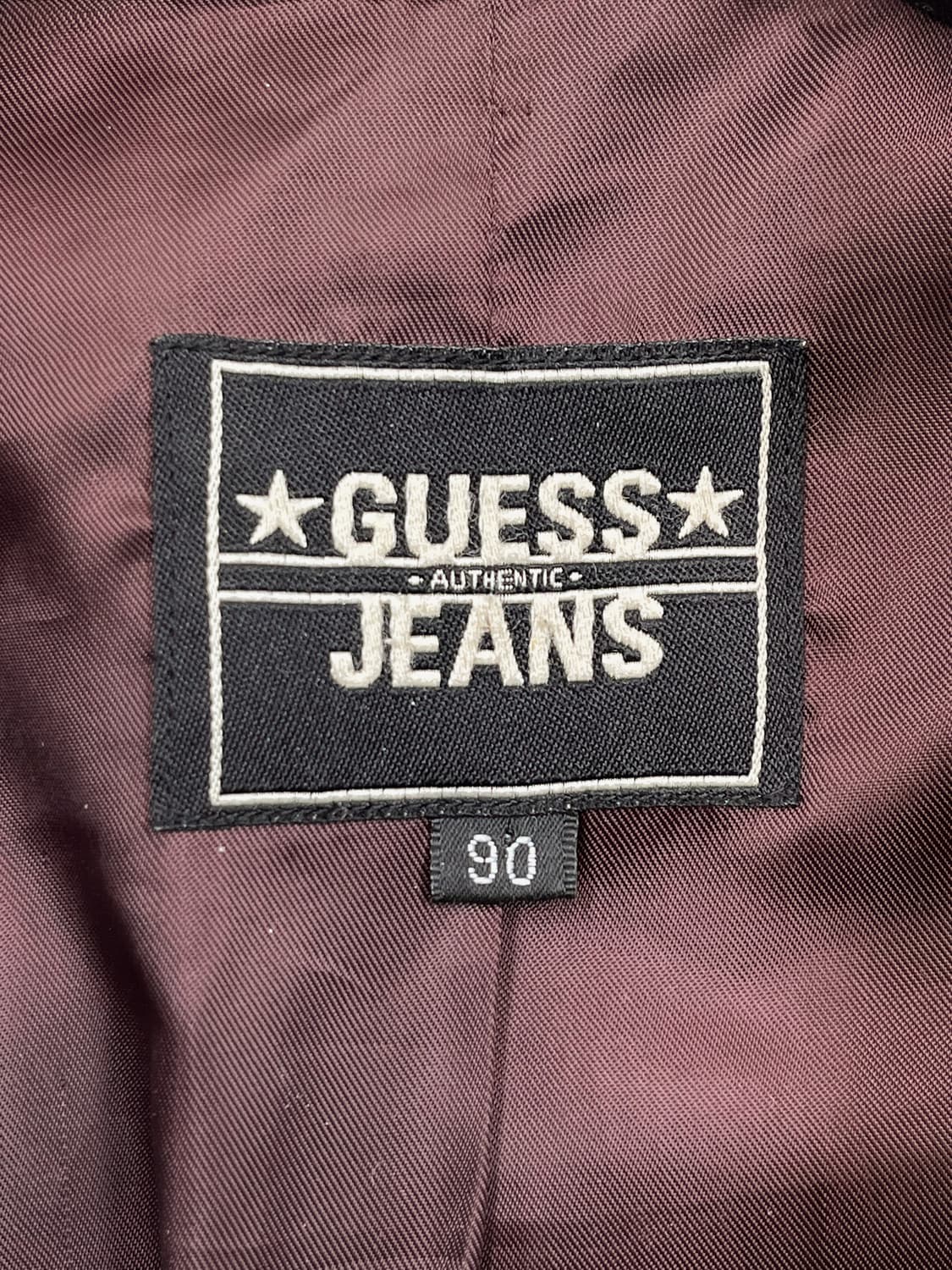 게스 진스 90's 램 레더 포켓 자켓 상품이미지6