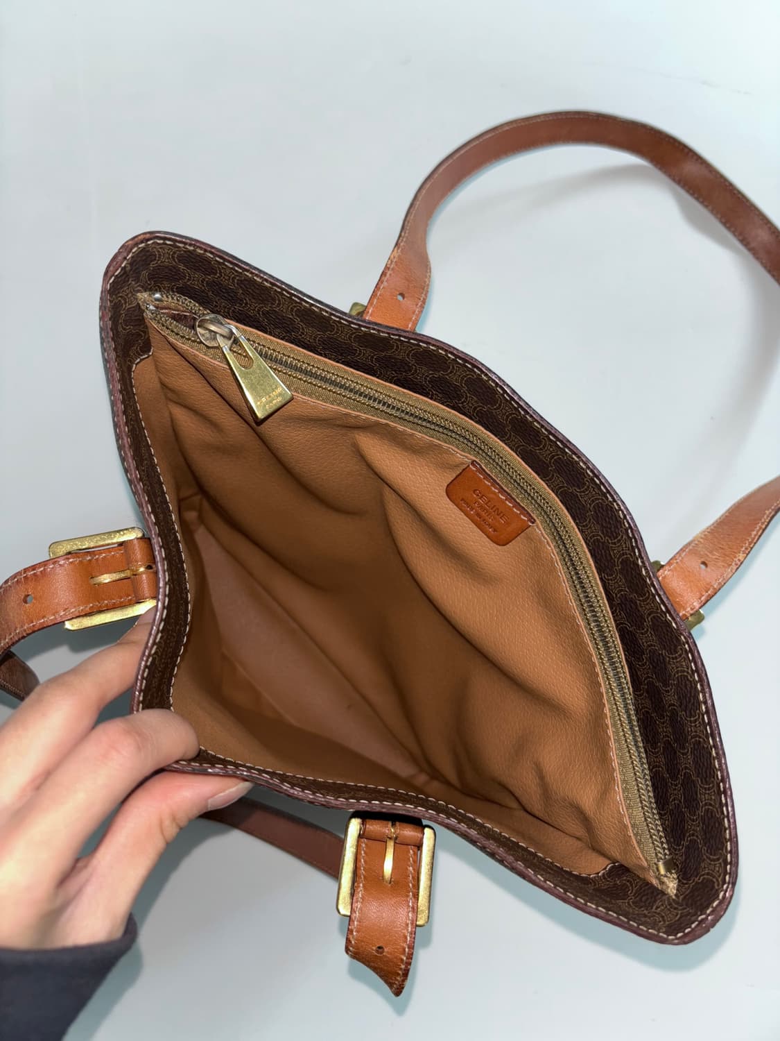 CELINE 셀린느 마카담 코팅 캔버스 토트백 상품이미지8