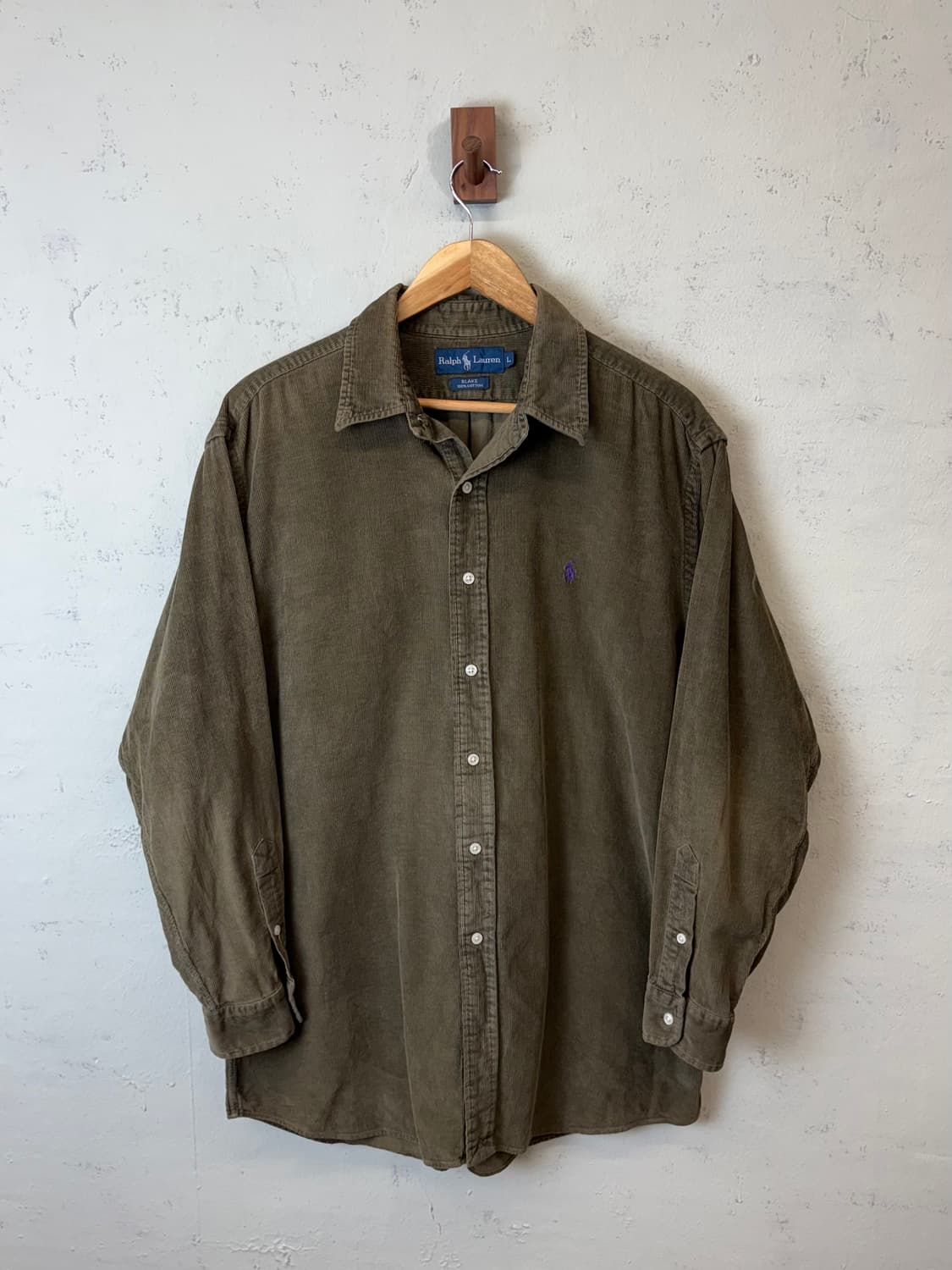 폴로랄프로렌 빈티지 코듀로이 브라운 셔츠 상품이미지1