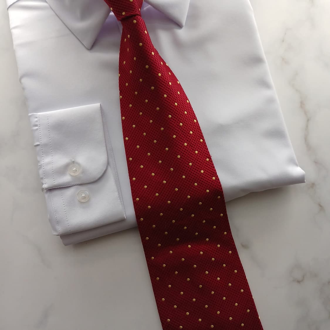 소니아 리키엘 옴므 실크 레드 도트 넥타이 9.3cm A등급 A18405 상품이미지5