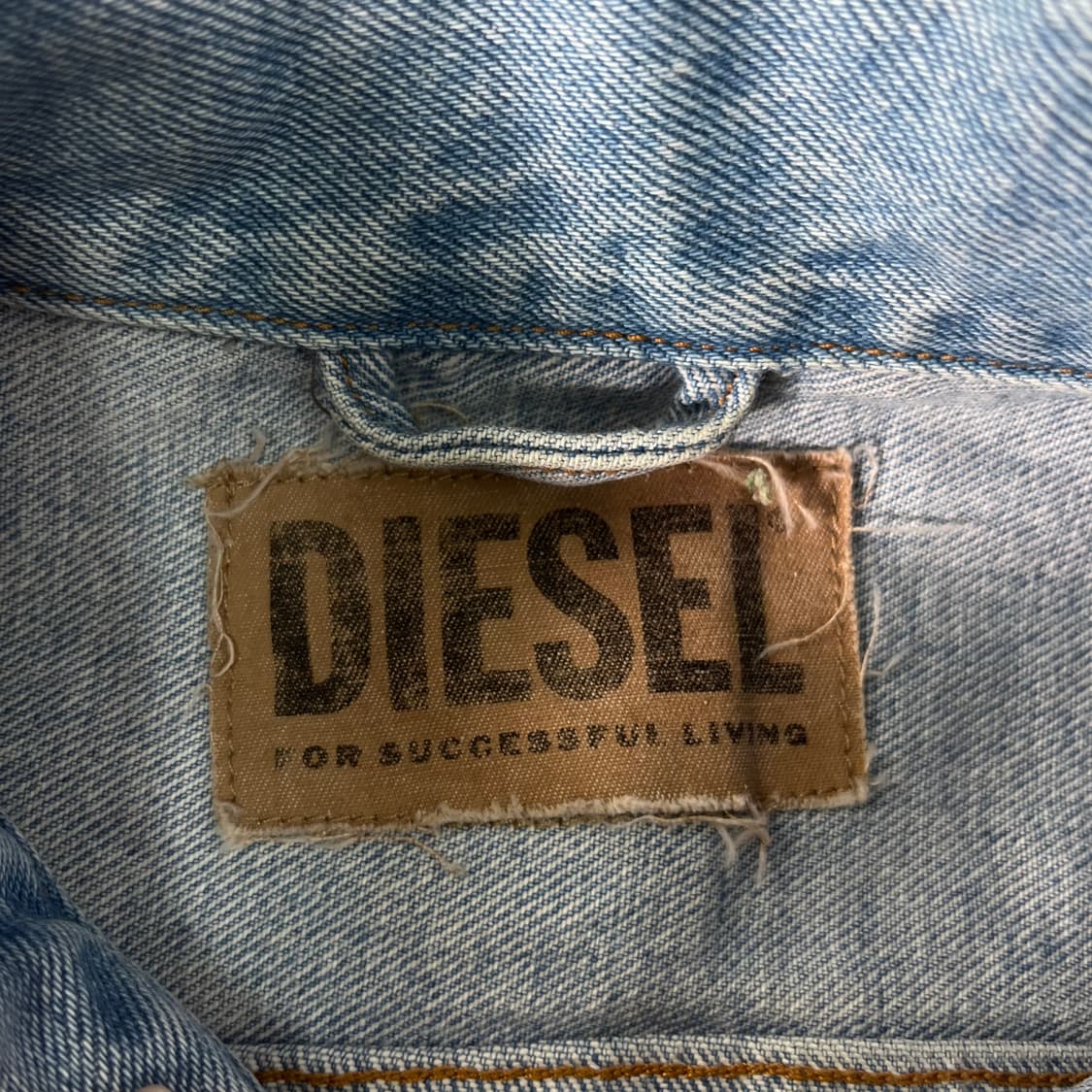 95 디젤 00S 연청 데님 자켓 상품이미지4