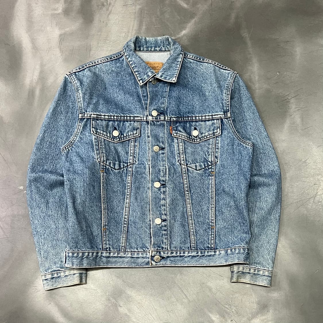  리바이스 오렌지탭 데님 트러커 자켓 y15660 상품이미지1