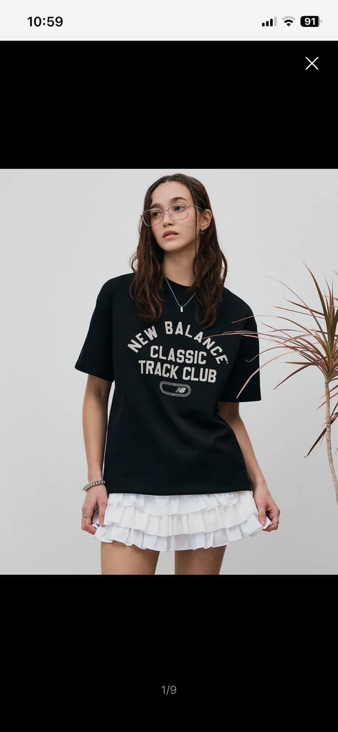 NBNEF21583 / UNI 트랙 클럽 반팔티 (BLACK) 상품이미지1