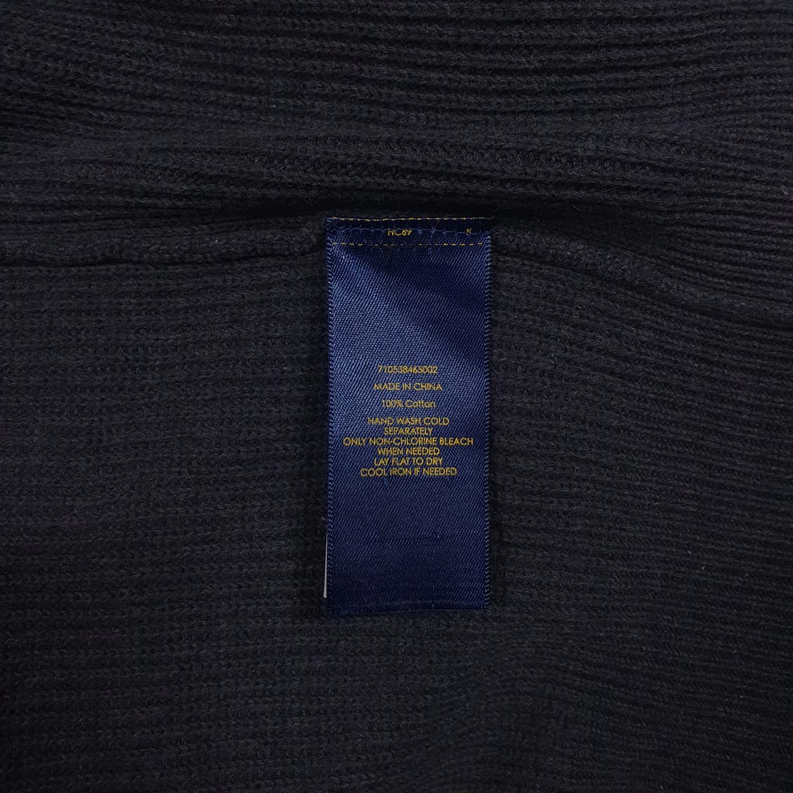 L (100) 폴로 랄프로렌 포니 투웨이 코튼 니트 집업 자켓 매장 정품 상품이미지8