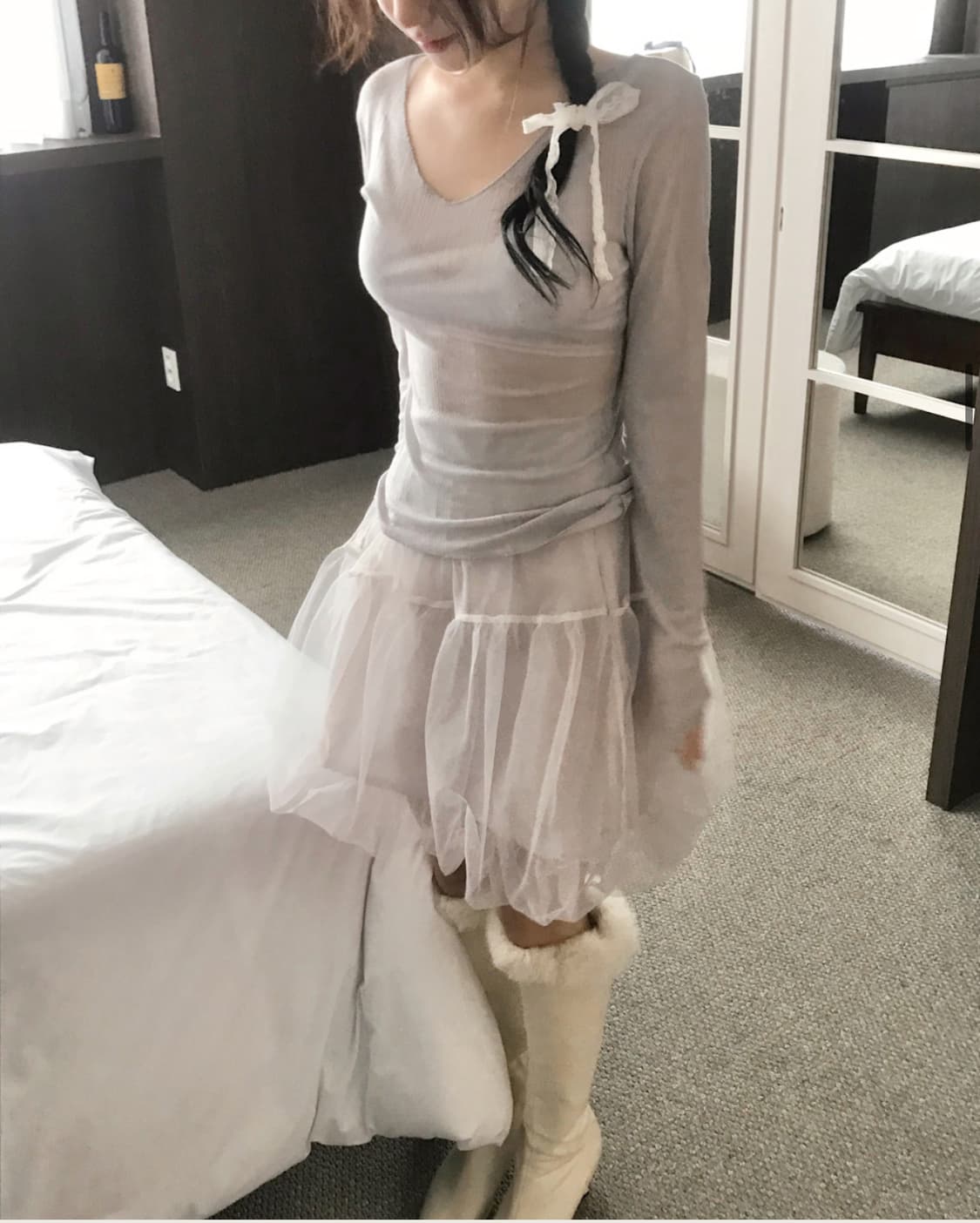 클라우드이모션 교토 코디 세트 원피스 상품이미지6