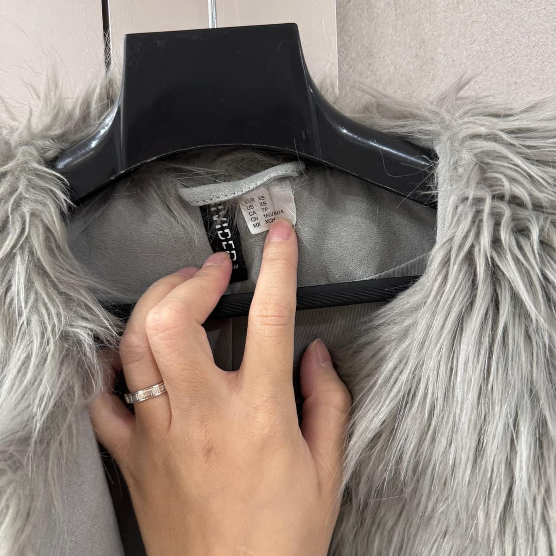 H&m 그레이 퍼자켓 상품이미지4