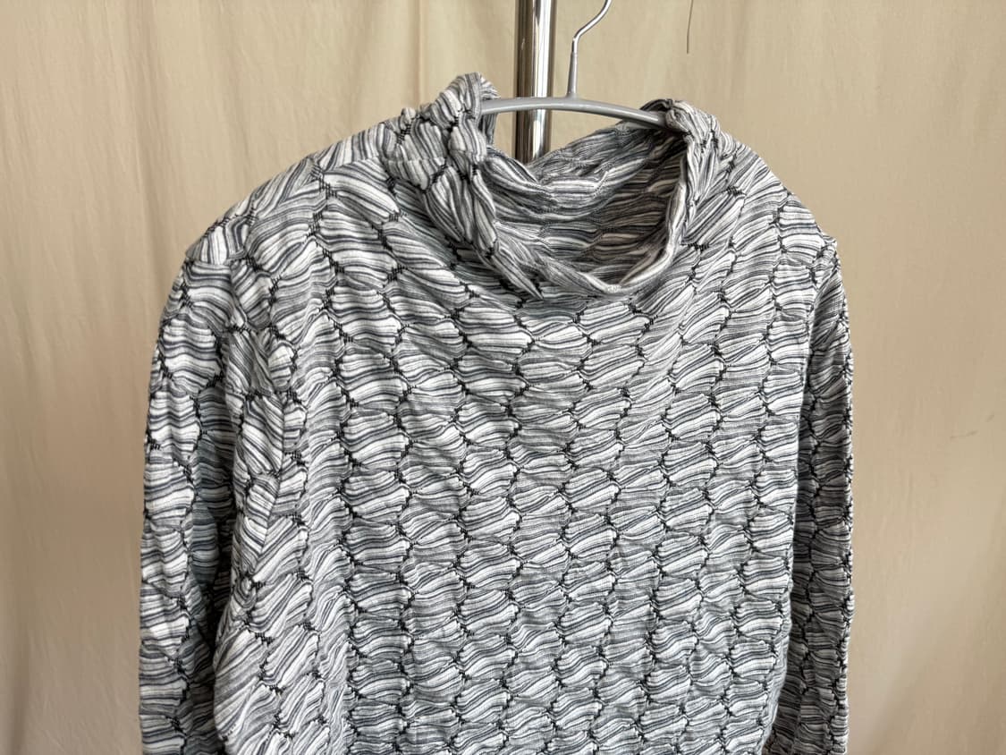 니트 패턴 플리츠 롱슬리브 (JPN) 상품이미지4