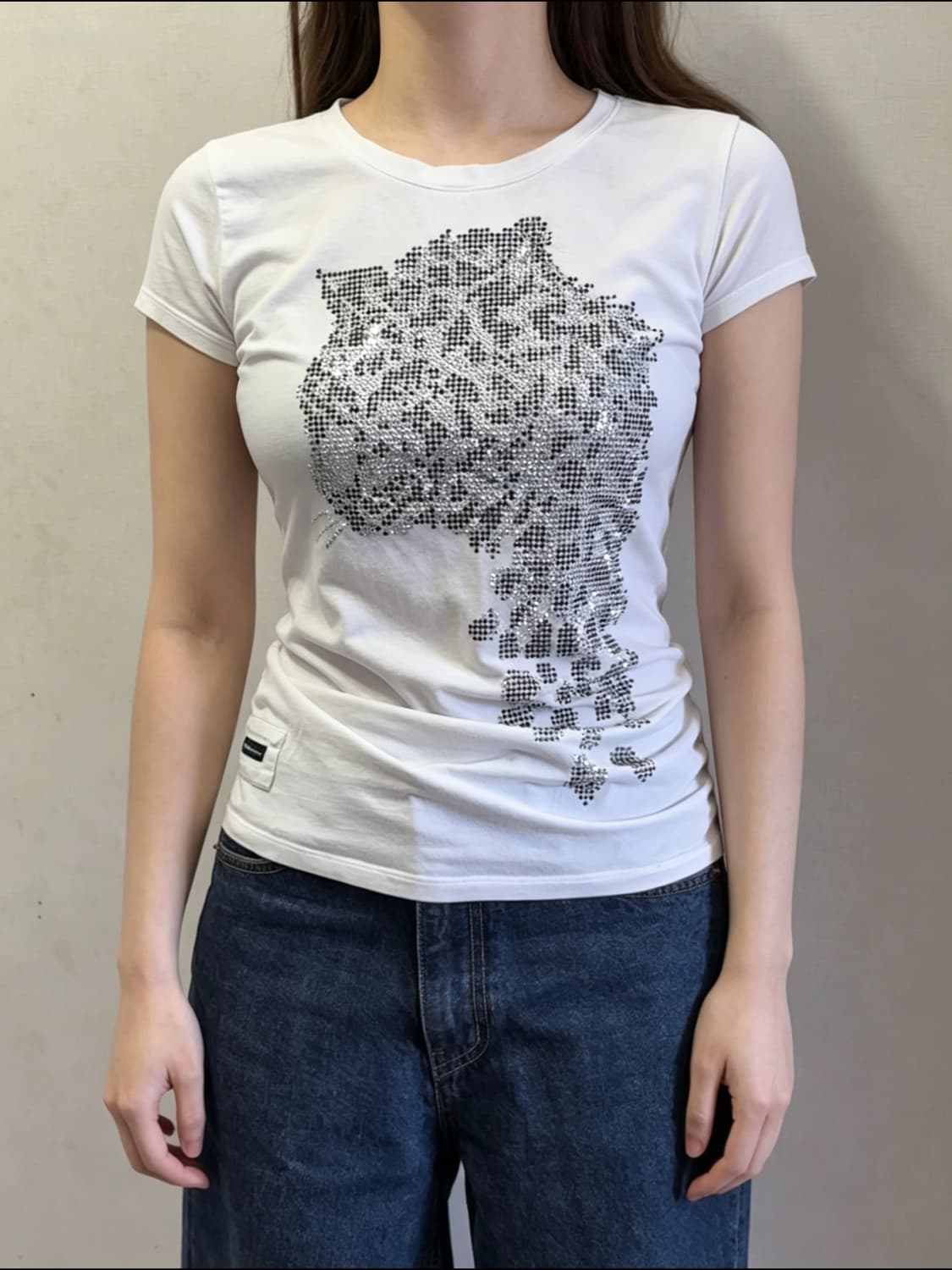 Dolce& Gabbana Rhinestone Leopard Tee 상품이미지2