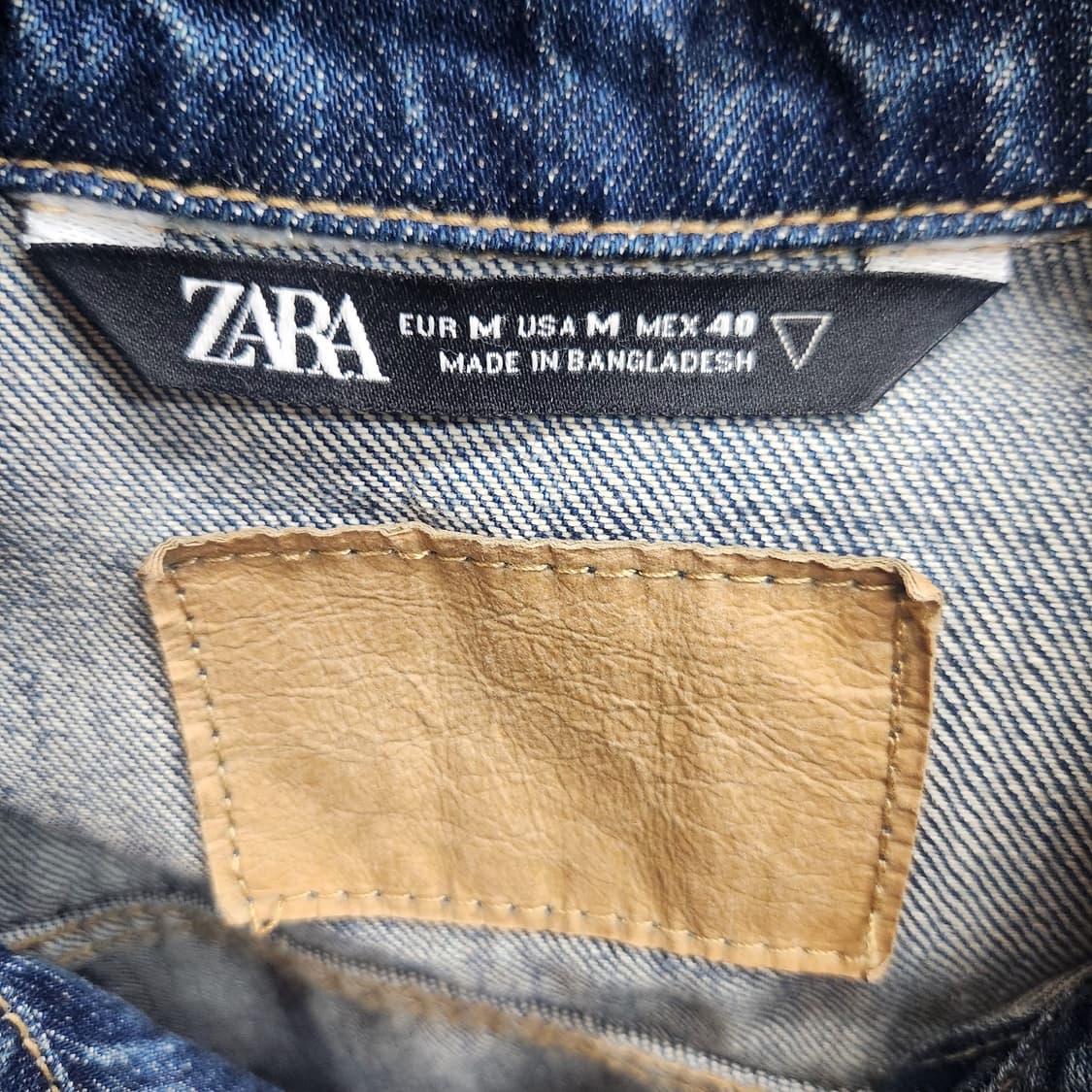 자라 트러커 워싱 데님 자켓 M(M~L) 상품이미지5