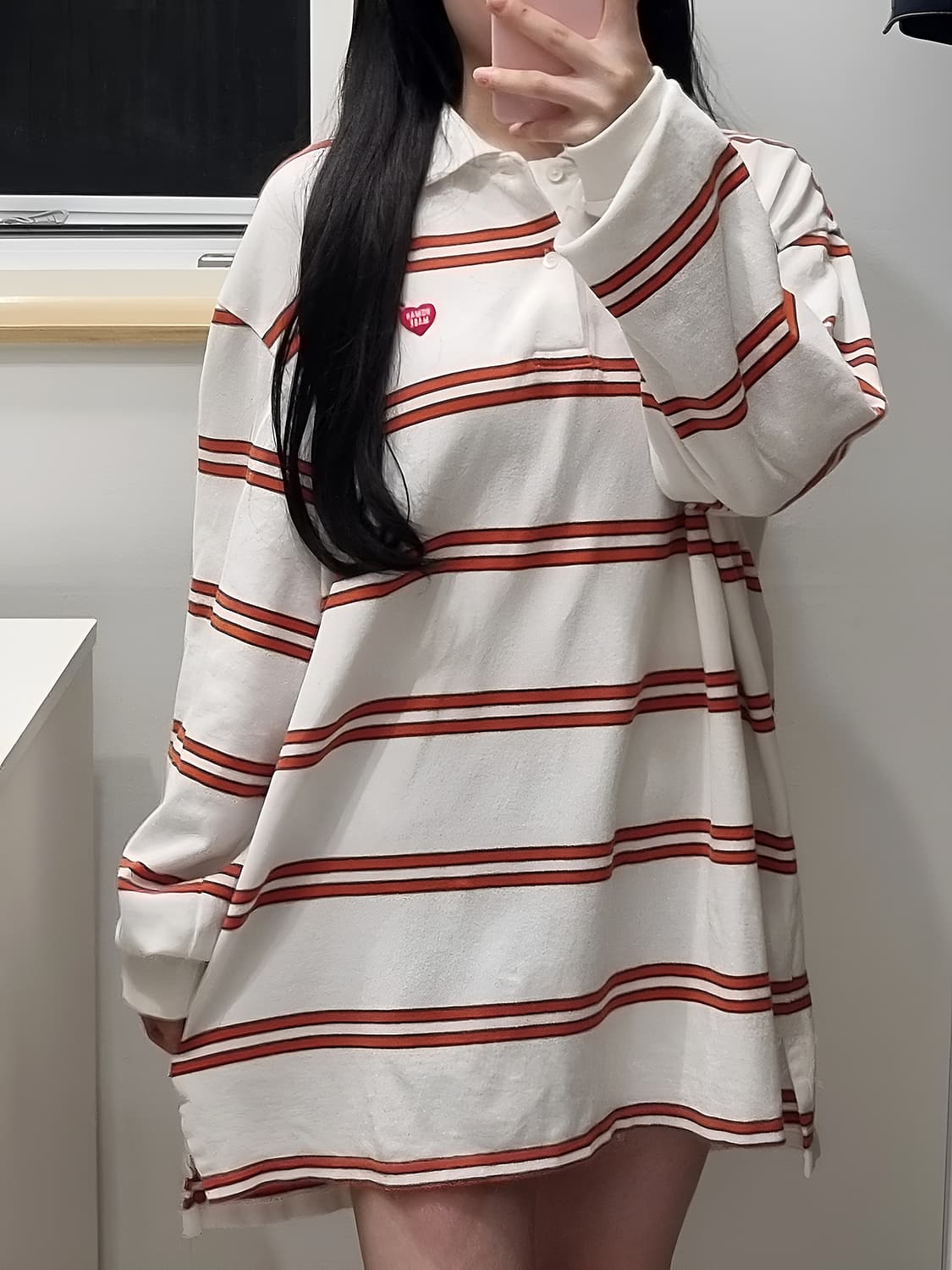 휴먼메이드 스프라이프 롱슬리브 폴로셔츠 상품이미지6